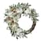 Haute Decor 22" Cream Crescent Hydrangea Wreath